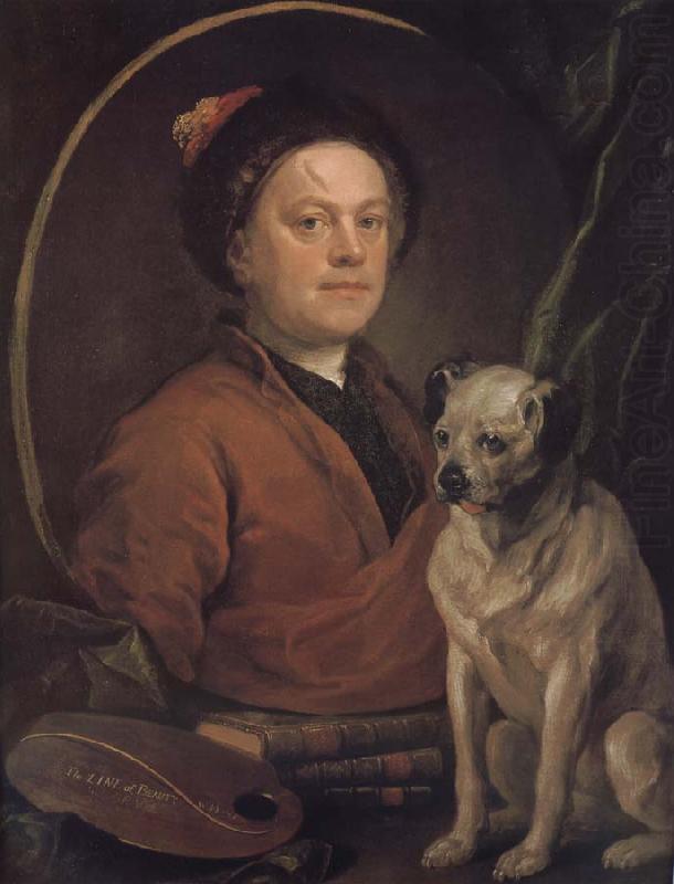 The artist and his dog, William Hogarth